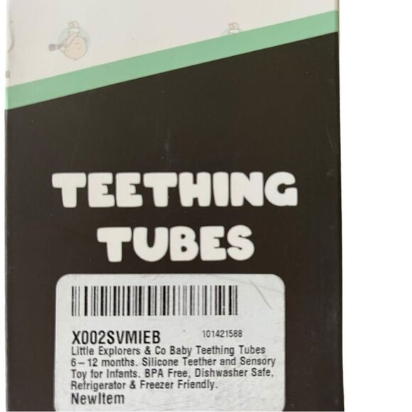 Sensory Teether Tube and Feeding Spoon - 4 Pack - Picture 9 of 16